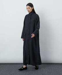 ロワズィール LOISIR ウールリネンヘリンボーンステンカラーコート ウールリネンヘリンボーンステンカラーコート｜BIGI online