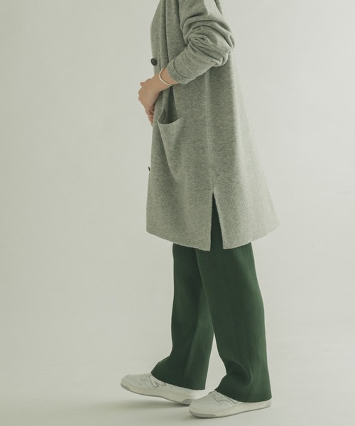 FORK&SPOON（フォークアンドスプーン）の「FORK&SPOON　リブニットパンツ（その他パンツ・レディース・アイボリー/グリーン/ブラック・2/1）」の10枚目の写真