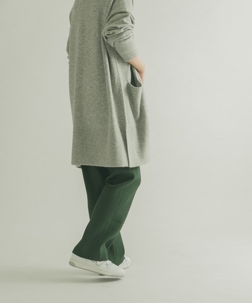 FORK&SPOON（フォークアンドスプーン）の「FORK&SPOON　リブニットパンツ（その他パンツ・レディース・アイボリー/グリーン/ブラック・2/1）」の11枚目の写真