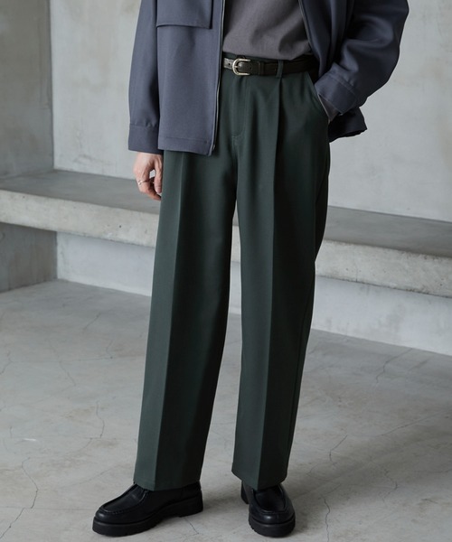 PATTERN ON PATTERN PANTS ストレートパンツ スラックス SENSE OF PLACE by URBAN RESEARCH スラックス パンツ 「5サイズ