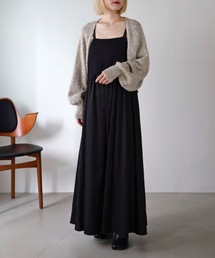 UNFIELD | 【2022A/W New Arrival】ジャガード切替キャミワンピース(ワンピース)