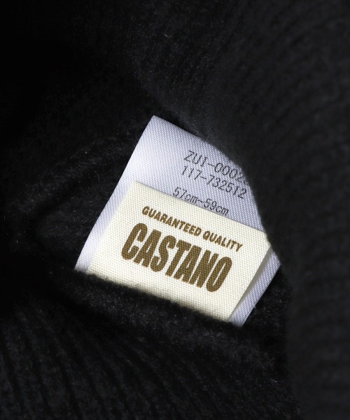 CASTANO(カスターノ)の「CASTANO/カスターノ AC 3WAY WATCH ニットキャップ(ニットキャップ/ビーニー・メンズ・ブラック/グリーン/グレー/オレンジ/ベージュ/ホワイト・57~59cm)」の10枚目の写真