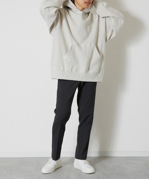 KIIT（キート）の「KIIT キート / HEAVY TEREKO HOODIE TOPS フーディートップス パーカー / KIO-T95-002（パーカー・メンズ・ブラック/杢グレー/ベージュ・2/1/3）」の7枚目の写真