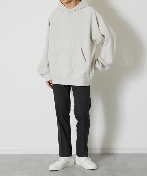 KIIT（キート）の「KIIT キート / HEAVY TEREKO HOODIE TOPS フーディートップス パーカー / KIO-T95-002（パーカー・メンズ・ブラック/杢グレー/ベージュ・2/1/3）」の20枚目の写真