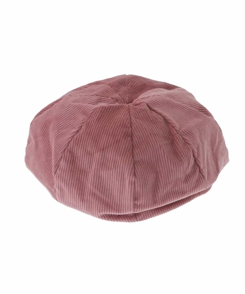 a.v.v（アーヴェヴェ）の「[KIDS]コーデュロイベレー（ハンチング/ベレー帽・キッズ・ライトブルー/ライトピンク・54）」の3枚目の写真