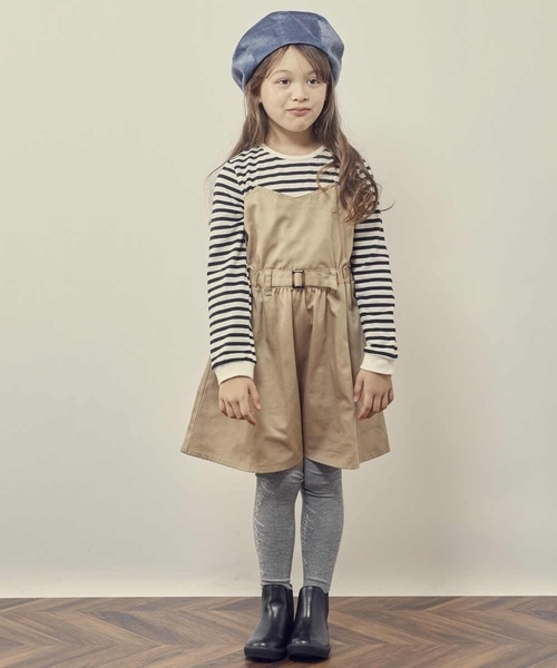 a.v.v（アーヴェヴェ）の「[KIDS]コーデュロイベレー（ハンチング/ベレー帽・キッズ・ライトブルー/ライトピンク・54）」の10枚目の写真