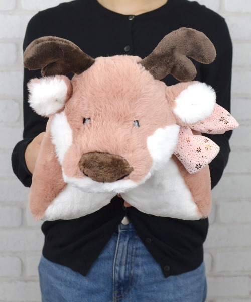 NICI/ピロークッション Winter22 トナカイ ジョント（クッション