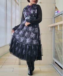 axes femme（アクシーズファム）の「フラワープリントチュール