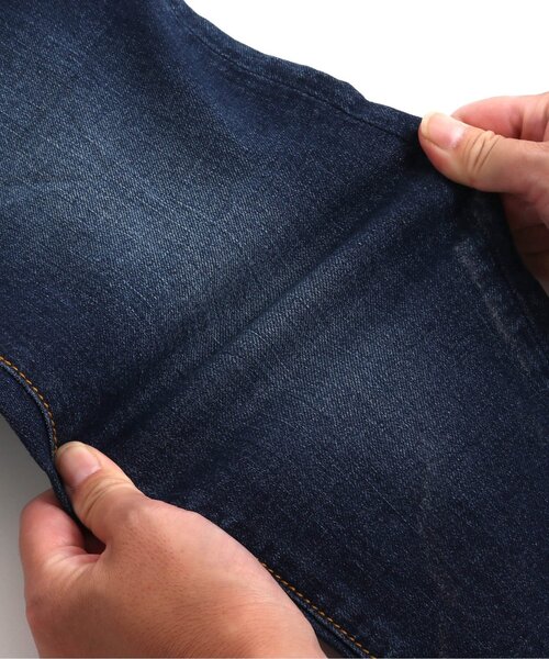 BREEZE(ブリーズ)の「STANDARDデニム 10分丈_ストレッチ(デニムパンツ・キッズ・ブルー/ネイビー・130/110/140/100/90/150/120)」の14枚目の写真