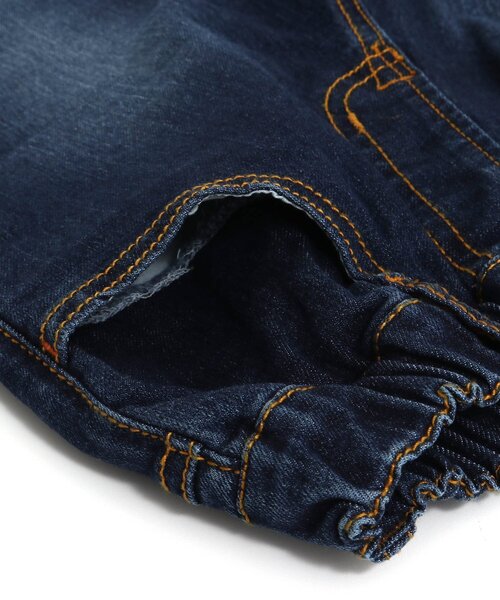 BREEZE(ブリーズ)の「STANDARDデニム 10分丈_ストレッチ(デニムパンツ・キッズ・ブルー/ネイビー・130/110/140/100/90/150/120)」の7枚目の写真