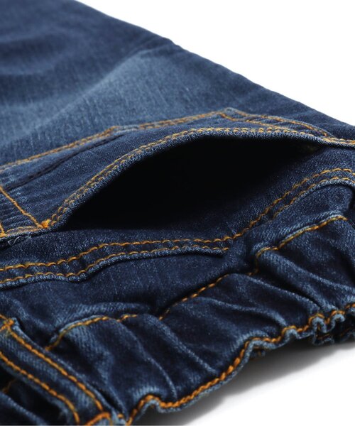 BREEZE(ブリーズ)の「STANDARDデニム 10分丈_ストレッチ(デニムパンツ・キッズ・ブルー/ネイビー・130/110/140/100/90/150/120)」の11枚目の写真