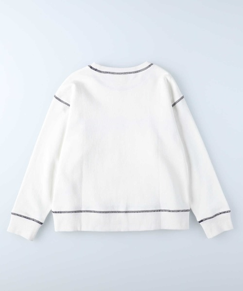Champion(チャンピオン)の「【Champion】ラインクルースウェット(スウェット・キッズ・ブルー/ホワイト・105/120/130/140)」の3枚目の写真