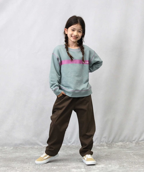 Champion(チャンピオン)の「【Champion】ラインクルースウェット(スウェット・キッズ・ブルー/ホワイト・105/120/130/140)」の18枚目の写真