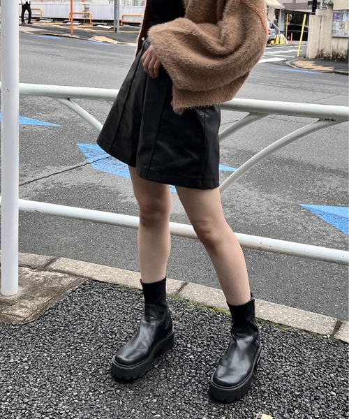 one way(ワンウェイ)の「ピンタックハーフパンツ(その他パンツ・レディース・ブラック/ダークグレー・FREE)」の21枚目の写真