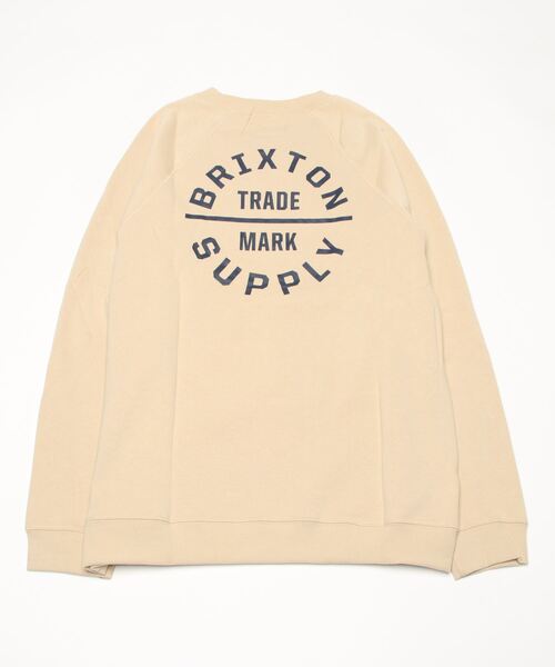 BRIXTON(ブリクストン)の「【BRIXTON】OATH V CREW(スウェット・メンズ・ライトグレー/ブラック・MEDIUM/LARGE)」の3枚目の写真