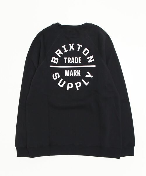 BRIXTON(ブリクストン)の「【BRIXTON】OATH V CREW(スウェット・メンズ・ライトグレー/ブラック・MEDIUM/LARGE)」の4枚目の写真