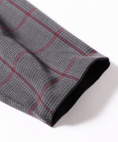 ROOPTOKYO（ループトウキョウ）の「ポリピーチ×GC リバーシブル ロングコート チェック ステンカラーコート（ステンカラーコート・メンズ・オリーブ/ベージュ/ブラック・M/L）」の12枚目の写真