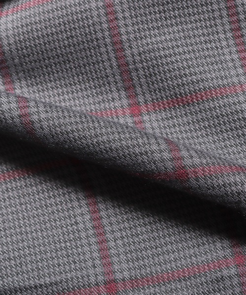 ROOPTOKYO（ループトウキョウ）の「ポリピーチ×GC リバーシブル ロングコート チェック ステンカラーコート（ステンカラーコート・メンズ・オリーブ/ベージュ/ブラック・M/L）」の5枚目の写真