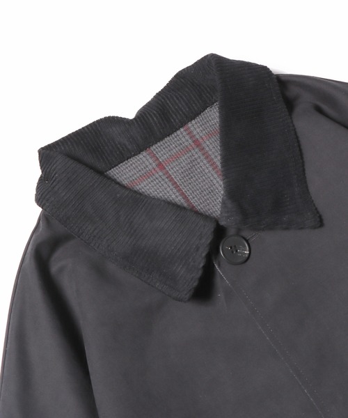 ROOPTOKYO（ループトウキョウ）の「ポリピーチ×GC リバーシブル ロングコート チェック ステンカラーコート（ステンカラーコート・メンズ・オリーブ/ベージュ/ブラック・M/L）」の11枚目の写真