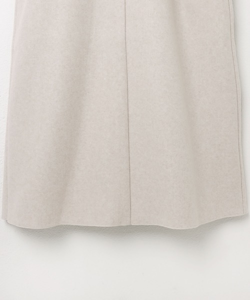 andme（アンドミー）の「起毛ダブルフェイスVネックワンピース（ジャンパースカート・レディース・チャコールグレー/ライトグレー/アイボリー/ラベンダー・S/M）」の18枚目の写真