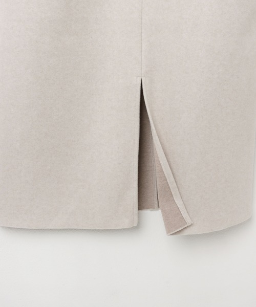 andme（アンドミー）の「起毛ダブルフェイスVネックワンピース（ジャンパースカート・レディース・チャコールグレー/ライトグレー/アイボリー/ラベンダー・S/M）」の17枚目の写真