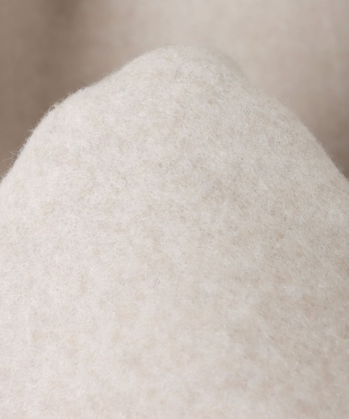 andme（アンドミー）の「起毛ダブルフェイスVネックワンピース（ジャンパースカート・レディース・チャコールグレー/ライトグレー/アイボリー/ラベンダー・S/M）」の16枚目の写真