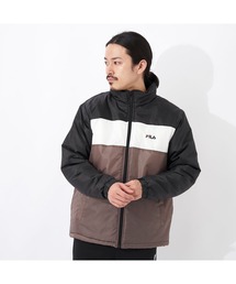 FILA/フィラスタンドジャケット スタジャン 中綿 アウター ブルゾン アウトドア 保温 防寒 冷え対策 ランニング スポーツ観戦 ジャンパー メンズ