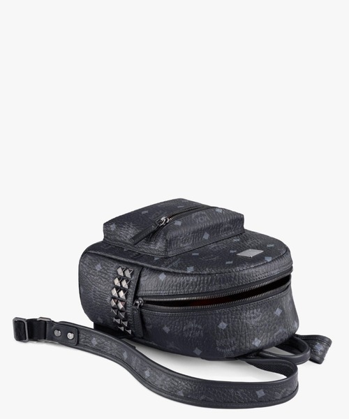 MCM(エムシーエム)の「Mini Stark サイドスタッズ バックパック - ヴィセトス(バックパック/リュック・メンズ・ブラック・26cm)」の11枚目の写真