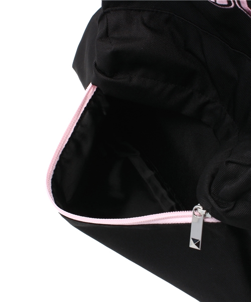 Barbie（バービー）の「∴WEGO/Barbieロゴデイパック（バックパック/リュック・レディース・ブラック/ピンク・FREE）」の8枚目の写真