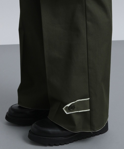 HARE(ハレ)の「ワイドフレアM47トラウザー(HARE)(カーゴパンツ・メンズ・ブラック/グリーン・SMALL/MEDIUM)」の19枚目の写真