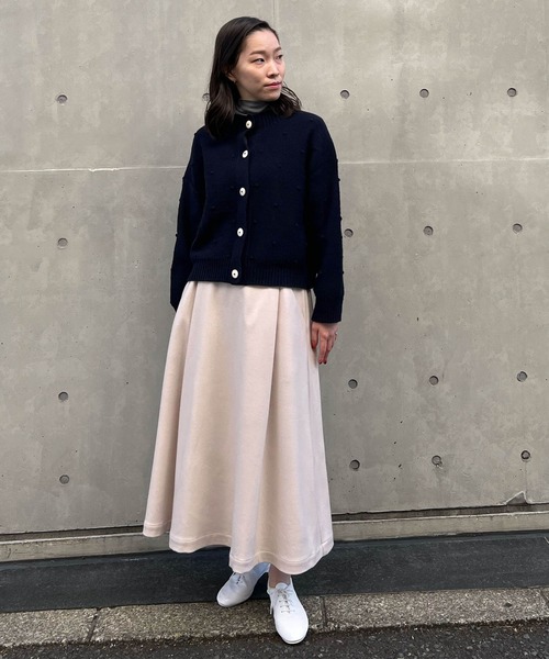 NIMES(ニーム)の「ウールタックスカート(スカート・レディース・ピンク/ブラック・0/1)」の7枚目の写真