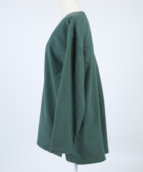 S'more(スモア)の「V NECK SLEEPING SHIRTS(シャツ/ブラウス・レディース・ベージュ/ブラウン/ホワイト/カーキ/グレー・SMALL/MEDIUM/LARGE/X-LARGE)」の6枚目の写真