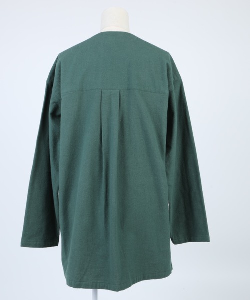 S'more(スモア)の「V NECK SLEEPING SHIRTS(シャツ/ブラウス・レディース・ベージュ/ブラウン/ホワイト/カーキ/グレー・SMALL/MEDIUM/LARGE/X-LARGE)」の7枚目の写真