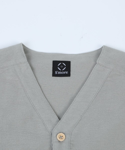 S'more(スモア)の「V NECK SLEEPING SHIRTS(シャツ/ブラウス・レディース・ベージュ/ブラウン/ホワイト/カーキ/グレー・SMALL/MEDIUM/LARGE/X-LARGE)」の8枚目の写真