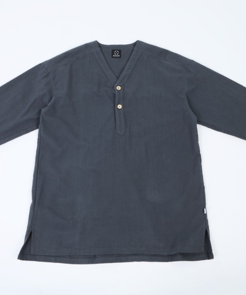 S'more(スモア)の「V NECK SLEEPING SHIRTS(シャツ/ブラウス・レディース・ベージュ/ブラウン/ホワイト/カーキ/グレー・SMALL/MEDIUM/LARGE/X-LARGE)」の20枚目の写真