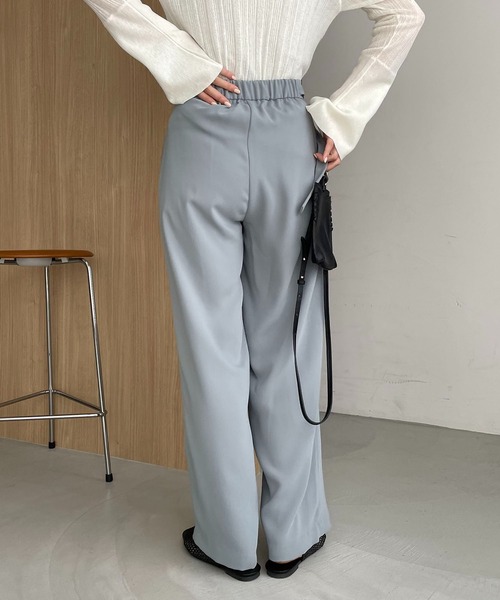 CAPRICIEUX LE'MAGE(カプリシューレマージュ)の「Wベルトストレートパンツ(その他パンツ・レディース・ブラック/ミント/ピンク/ホワイト系その他・36/38)」の20枚目の写真