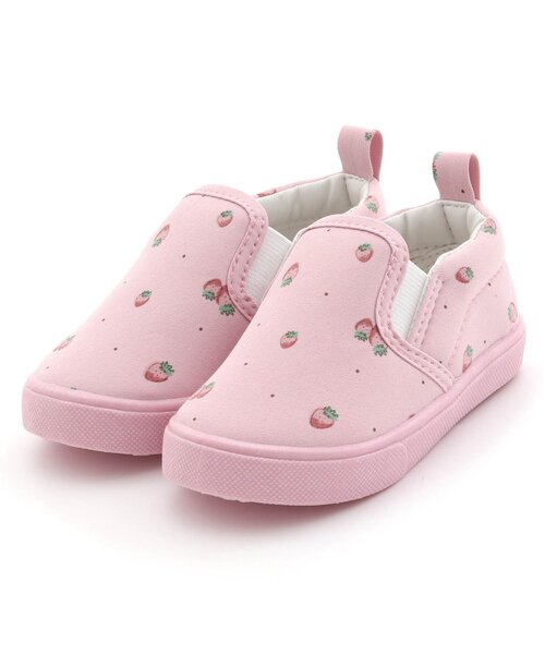 Ampersand(アンパサンド)の「総柄スリッポン(スリッポン・キッズ・カモフラージュ/レインボー/ピンク/ブラウン・13/14/15 /16/17/18/19/20/21)」の1枚目の写真