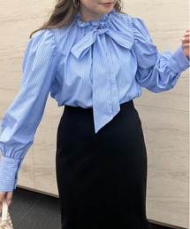 prose verse | 袖ボリュームリボンボウタイブラウス(シャツ/ブラウス)