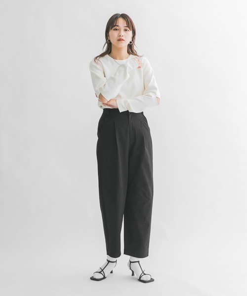 KBF(ケイビーエフ)の「WIDEコクーンパンツ(その他パンツ・レディース・ブラック/ナチュラル・ONE)」の10枚目の写真