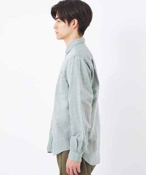 green label relaxing（グリーンレーベルリラクシング）の「イージーリネン ボタンダウン シャツ OVLG（シャツ/ブラウス・メンズ・ライトブルー/ホワイト/ケリー・S/M/L/XL/XXL）」の11枚目の写真