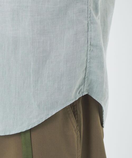 green label relaxing（グリーンレーベルリラクシング）の「イージーリネン ボタンダウン シャツ OVLG（シャツ/ブラウス・メンズ・ライトブルー/ホワイト/ケリー・S/M/L/XL/XXL）」の4枚目の写真