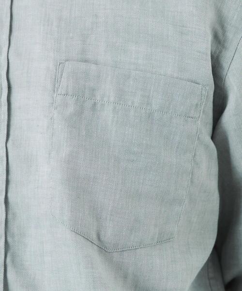 green label relaxing（グリーンレーベルリラクシング）の「イージーリネン ボタンダウン シャツ OVLG（シャツ/ブラウス・メンズ・ライトブルー/ホワイト/ケリー・S/M/L/XL/XXL）」の15枚目の写真