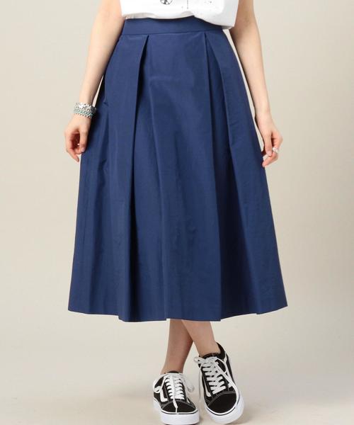 BEAUTY&YOUTH UNITED ARROWS（ビューティーアンドユースユナイテッドアローズ）の「BYTF タフタタックスカート 2◆（スカート・レディース・ロイヤルブルー/オリーブ/ネイビー・フリー）」の3枚目の写真