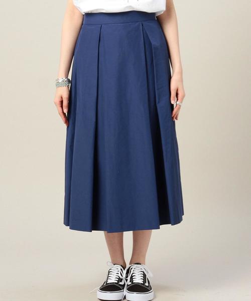 BEAUTY&YOUTH UNITED ARROWS（ビューティーアンドユースユナイテッドアローズ）の「BYTF タフタタックスカート 2◆（スカート・レディース・ロイヤルブルー/オリーブ/ネイビー・フリー）」の10枚目の写真