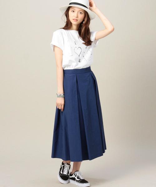 BEAUTY&YOUTH UNITED ARROWS（ビューティーアンドユースユナイテッドアローズ）の「BYTF タフタタックスカート 2◆（スカート・レディース・ロイヤルブルー/オリーブ/ネイビー・フリー）」の12枚目の写真