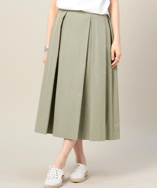 BEAUTY&YOUTH UNITED ARROWS（ビューティーアンドユースユナイテッドアローズ）の「BYTF タフタタックスカート 2◆（スカート・レディース・ロイヤルブルー/オリーブ/ネイビー・フリー）」の5枚目の写真