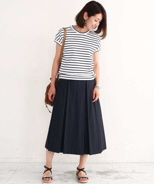 BEAUTY&YOUTH UNITED ARROWS（ビューティーアンドユースユナイテッドアローズ）の「BYTF タフタタックスカート 2◆（スカート・レディース・ロイヤルブルー/オリーブ/ネイビー・フリー）」の9枚目の写真