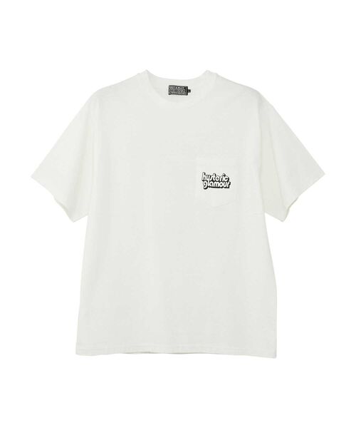 HYSTERIC GLAMOUR（ヒステリックグラマー）の「HG MOTORCYCLE ポケ付きTシャツ（Tシャツ/カットソー・メンズ・ホワイト/オレンジ/パープル・SMALL/MEDIUM/LARGE/X-LARGE）」の2枚目の写真