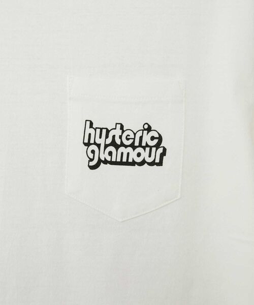 HYSTERIC GLAMOUR（ヒステリックグラマー）の「HG MOTORCYCLE ポケ付きTシャツ（Tシャツ/カットソー・メンズ・ホワイト/オレンジ/パープル・SMALL/MEDIUM/LARGE/X-LARGE）」の5枚目の写真