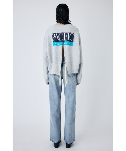 MOUSSY(マウジー)の「BACK SLIT プルオーバー(スウェット・レディース・ホワイト/杢グレー/ダークネイビー・FREE)」の20枚目の写真